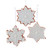 White Iced Snowflake Claydough