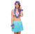 Hawaiian Ladies Summer Set Blue 5pce