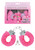 Hen Party Handcuffs Furry Pink with Keys