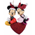 Mickey Minnie in Love 3D Christmas Ornament