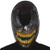 Black Venomous Alien Face Mask PVC