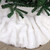 Snow White Faux Fur Christmas Tree Skirt 100cm Diameter