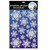 Embossed Snowflake Window Stickers XL