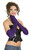 Long Purple Velvet Gloves