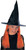 Black Witch Hat With Orange Hair Child