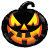 H100 18in Foil Balloon Halloween Black Pumpkin