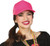 1980s Neon Pink Skip Hat