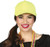 1980s Neon Yellow Skip Hat
