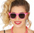 1980s Neon Pink Sunglasses