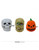 Halloween Wind Up Monsters Choice of Pumpkin Frankenstein or Skeleton 6.5cm