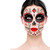 Day of the Dead Catrina Glitter Face Tattoo Removeable 20x20cm