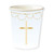 Botanical Cross Communion Blue Paper Cups Pk8 237ml