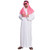 Arab Sheikh White and Red Size Plus