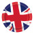 Union Jack Dinner Plates 9in Pk8