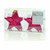 Glitter Stars Red 6x100mm