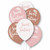 11in Latex Balloons Rose Gold Mix Age 16 Pk6