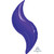 H300 Curve Foil 42in Purple