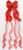Tree Top Bow Red Gold 1.2m