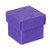 Favor Box Purple Sale Silk Box with Lid 50x50x50mm Pk10  BOGOF