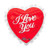 H300 SS Foil Balloon Luv U