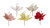 POINSETTIA VELVET GLITTER 22cm Choose from 7 assorted styles