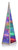 Pyramid Tower With Rotating Function with Warm Multi Colour LED Lights Firework Effect 90cm