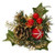Christmas Red Ball Glitter Cone Pick