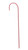 DECO CANDY CANE 60cm Choose from 2 assorted styles