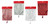 RUNNER VELVET FOIL STRIPES 180cm Choose from 4 assorted styles