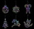 IRIDESCENT HANG ORNAMENT Choose from 6 assorted styles
