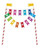 Happy Birthday Bunting Cake Topper