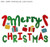 Merry Christmas Gel Cling 18x30m