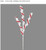 Curly Sparkle Pick Red and White 35cm