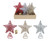 Glittered Tree Topper 20cm Choose from 4 styles