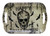 Skull Print Rectangular Serving Tray