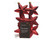 Glitter Stars Red x6 7cm