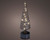 Micro LED rotating tree glass flashing effect BO indoor Grey with Warm white LED 10x34cm