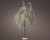 1.5m Frosted Weeping Tree with 273 warm white Micro LED