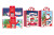 Jumbo Christmas Bag Reusable 2 Assorted