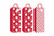 Eco Christmas Santa Bottle Bags Pk3