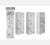 Silver Houses Christmas Bottle Bags Pk3