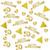 50th Golden Anniversary Confetti 28g