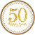50th Golden Anniversary Plates Pk8
