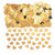 50th Golden Wedding Anniversary Confetti Gold Hearts 14g