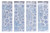 Window Cling Snow Glitter Choose from 4 assorted styles