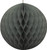 Honeycomb Ball 8in Black