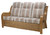 Opera Light Oak 3 Seater Sofa  With 2 Chairs Set