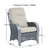 Turin Grey Wash 2 Seater Sofa  With 2 Chairs Set