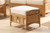 Vale Light Oak Footstool