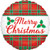Christmas Plaid Balloon 35x35cm